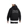 Nike Therma-Fit Life Series Letter Logo Outdoor Work Comfort Zip-Up Hooded Jacket Men Jacket Black HV1738-010