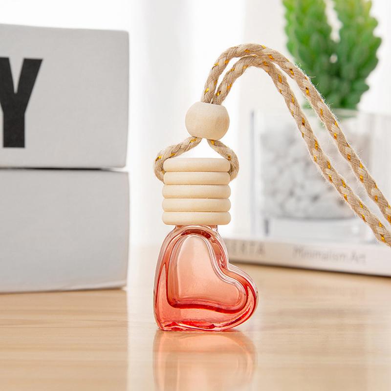 Perfume Bottle Ornament Hanging Empty Bottle Essential Oil Diffuser Fragrance Air Freshener Scent Car Interior Accessory