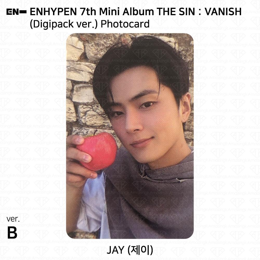 ENHYPEN 7-й мини-альбом THE SIN:VANISH Digipack версия. Фотокарточка KPOP K-POP
