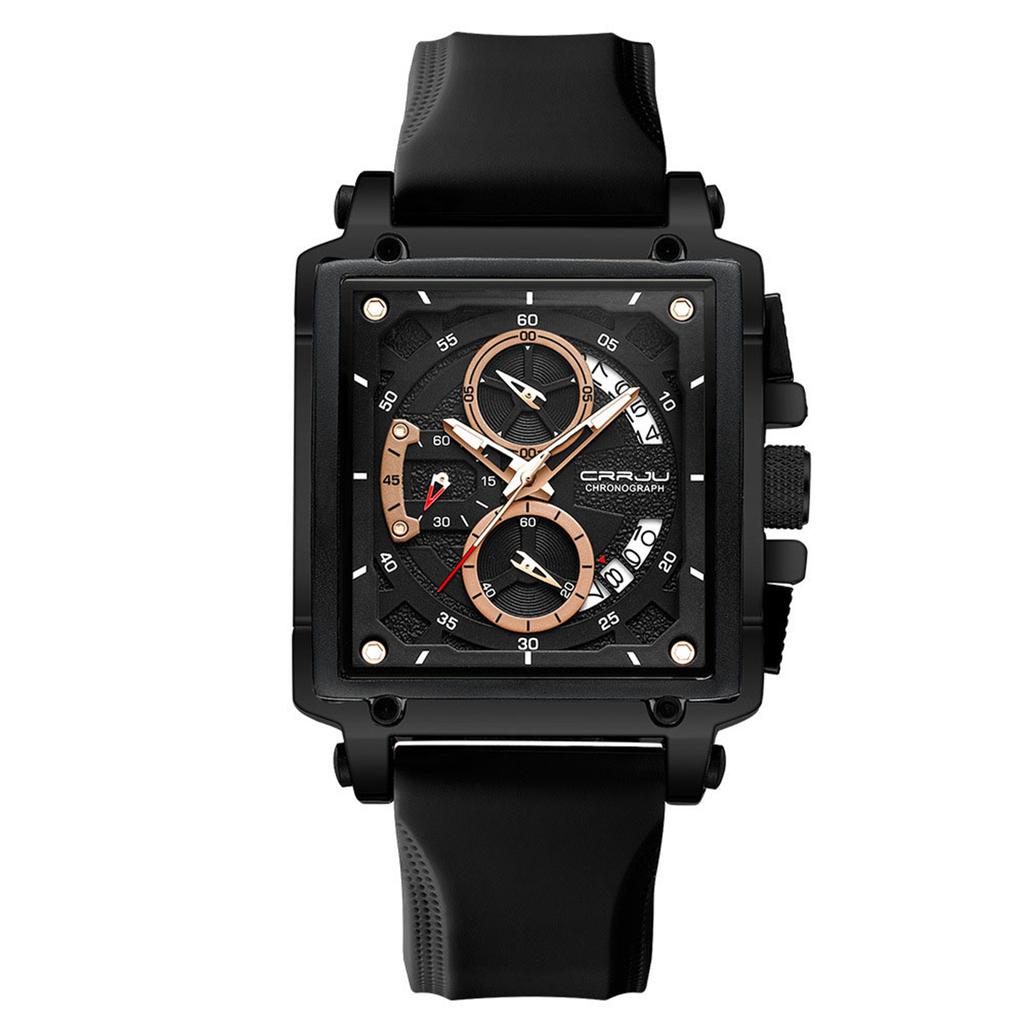 Men's Waterproof Luminous Running Alarm Clock Watch