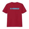 Riverdale Logo Neon Blue Print Adult T Shirt Trendy Fashion for Fans vintage Washed graphic Unisex Stylish Casual