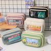 Multi Layered Stationery Organizer Large-capacity Pen Bag High Quality Pencil Case