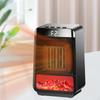 Electric Fireplace Heater Space 2 Levels Adjustable with Handle Portable US Adapter
