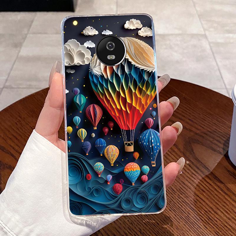 Case For Motorola Moto G5/Moto G5 Plus/Moto X 2017/Moto G5S/Moto G5S Plus Clear Silicone Soft TPU Cover Cute Cat Protective Case