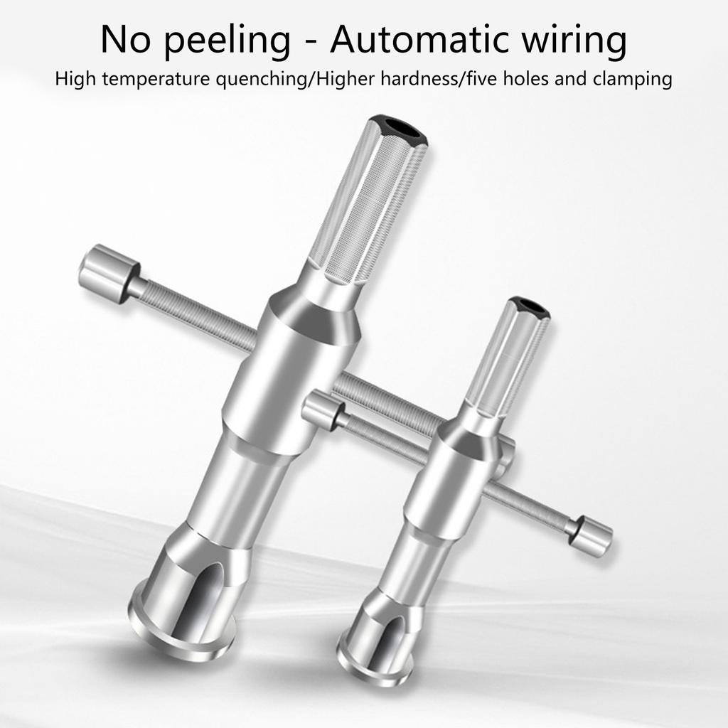 Инструмент для электрических проводов для эффективного сращивания и соединения в бытовом или промышленном использовании. Легкое и безопасное сращивание кабелей.