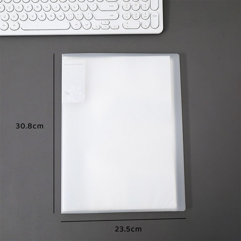 20/40 Pages Landscape Sticker Storage Book Transparent A5 File Folder  Students