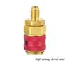 R1234YF High/Low Side Quick Couplers Adapter Kit R1234YF To R134A Conversion Connectors For A/C Refrigerant Charging Hose