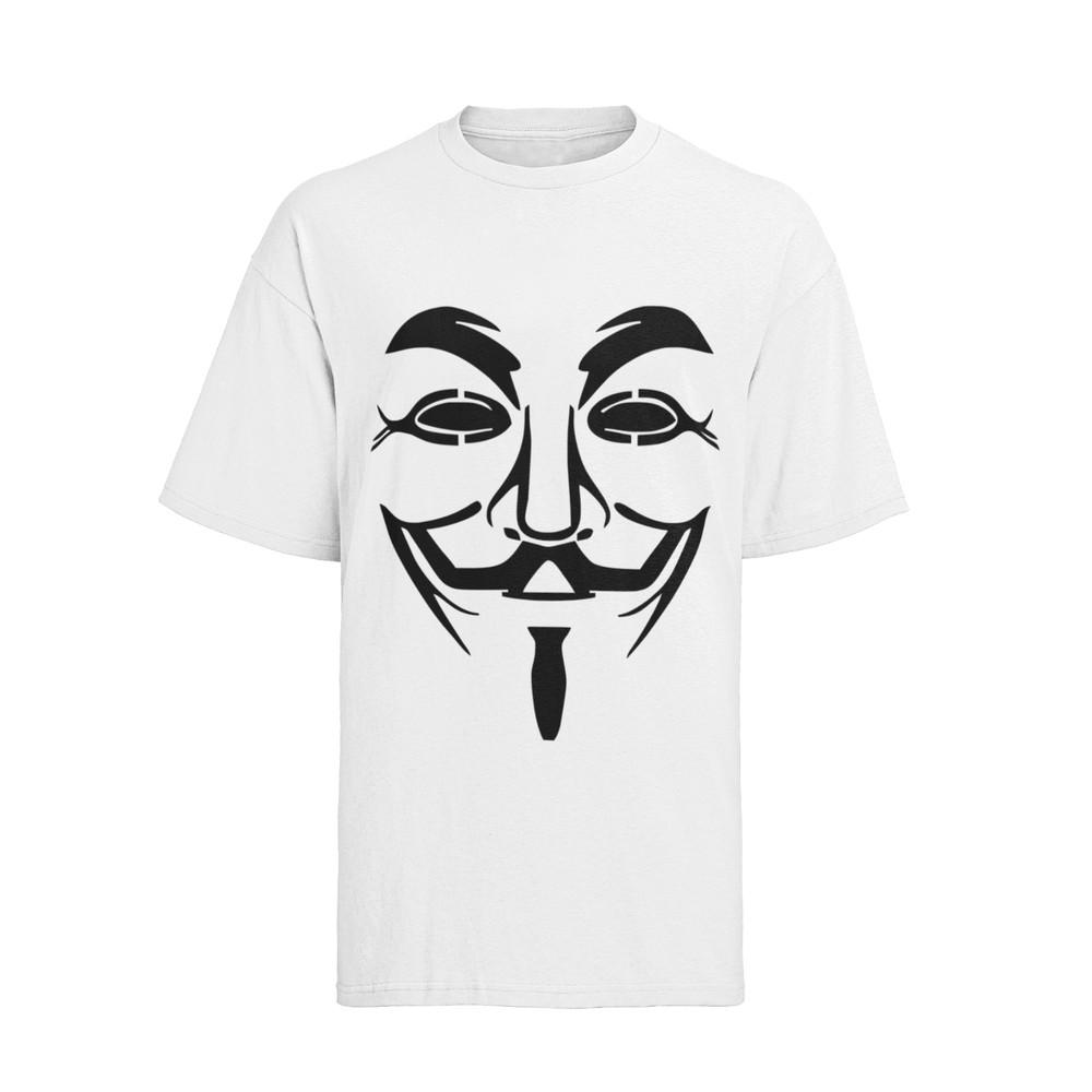 anarchy mask wiederstand Haloween Face Herren T-Shirt