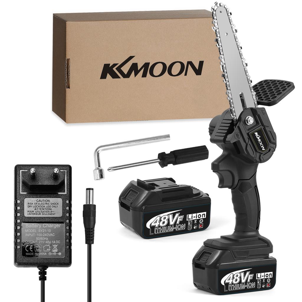 KKmoon 6 дюймов 21 В портативные мини-электрические обрезные пилы с плавной регулировкой скорости, перезаряжаемые