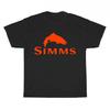 Новая унисекс футболка SIMMS Fishing с логотипом, смешная, размеры от S до 5XL