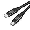 Popolier Thunderbolt 4 USB4 Совместимый Сертифицированный 240 Вт Выход 40 Гбит/с Передача Данных Видео Thunderbolt 4 ПВХ Обратно Совместимый с и Ноутбуками 1,5 м