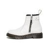 Dr. Martens Leather Short Ankle Boots Women Boots White 27618100