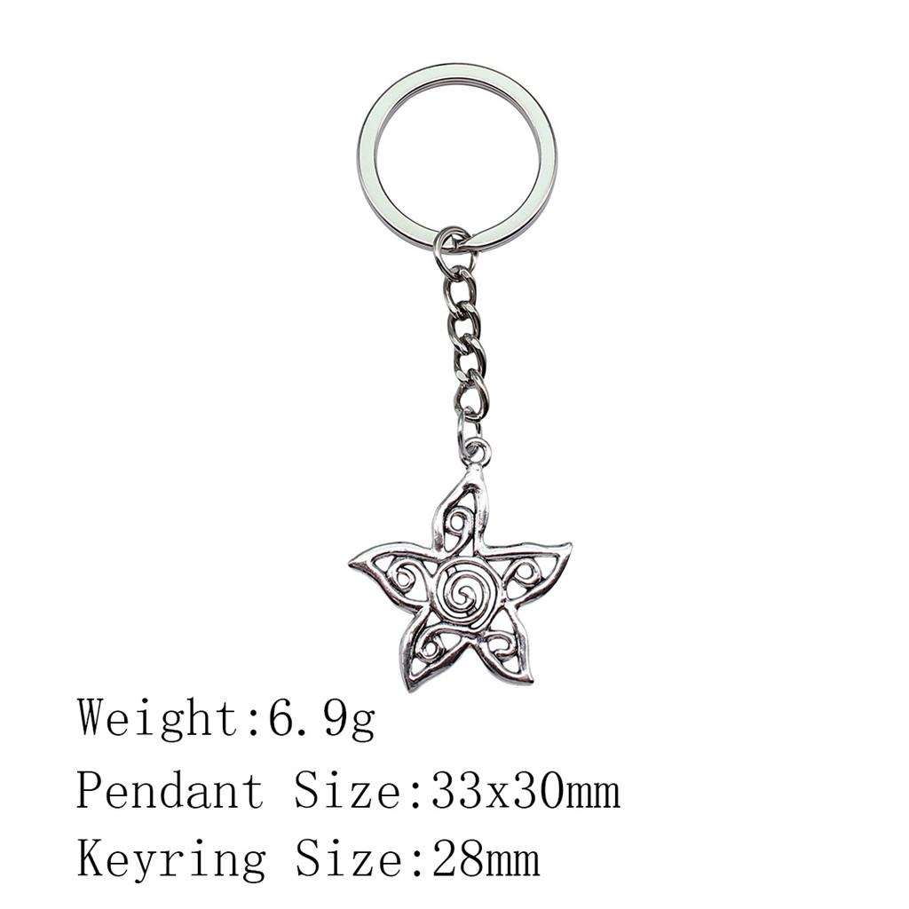 Новые поступления Брелок для ключей Женщина Цветок Жизни Брелок для ключей Biz Новинка в связках ключей