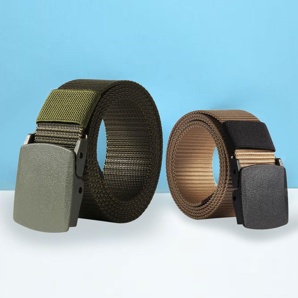 Спорт на открытом воздухе удлиненный классический повседневный ремень для толстых мужчин из нейлона