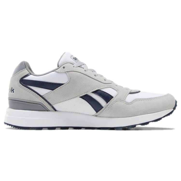 Reebok GL1000 Удобные износостойкие нескользящие низкие беговые кроссовки, унисекс, серый и синий GY5946