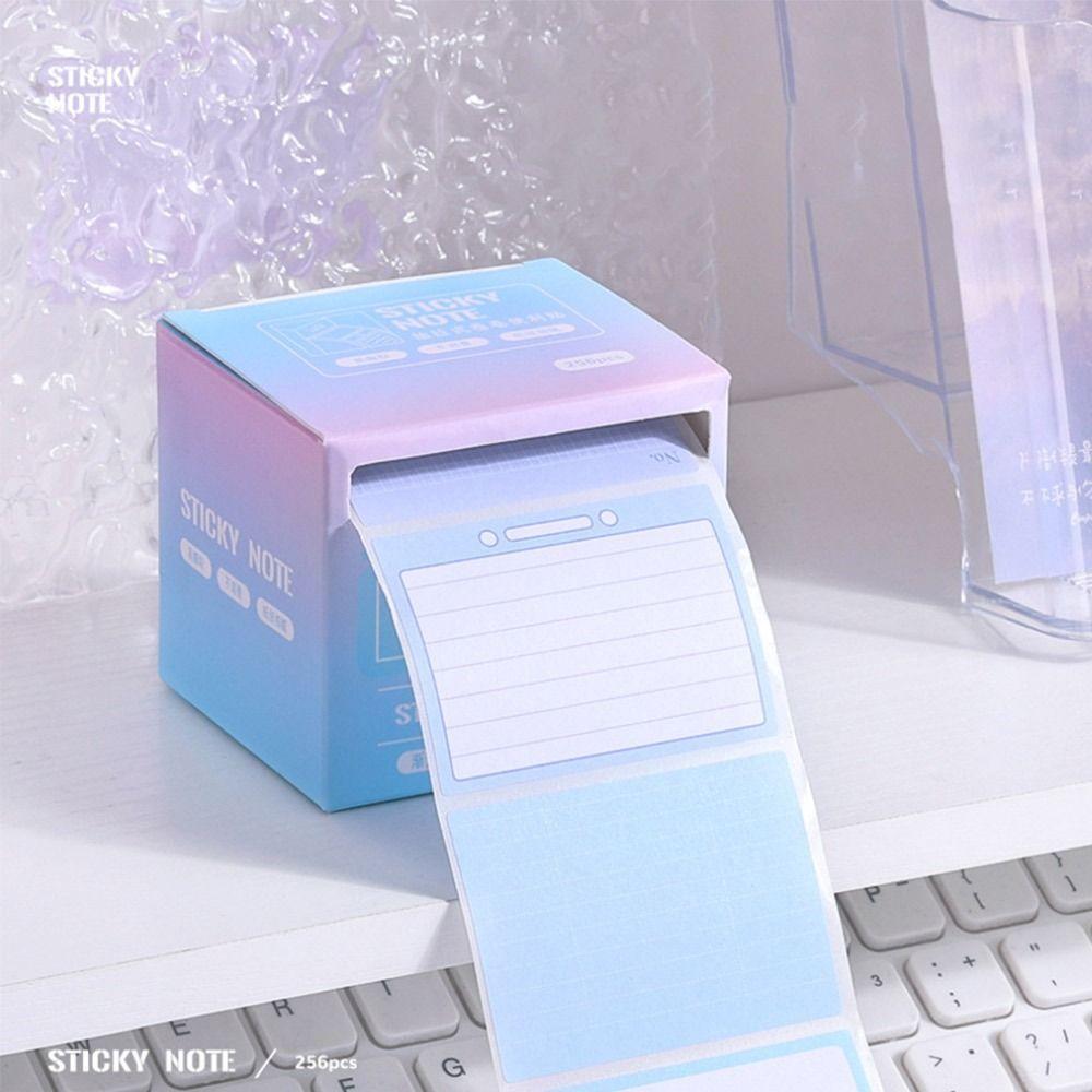 256 PCS/Set DIY Memo Pad Pull-out Roll Type Scrapbook Sticker Study Sticky Note  Creative Stationery