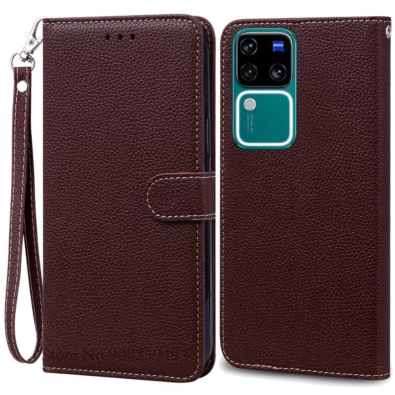 Для Vivo V30 чехол кожаный кошелек раскладной телефон чехол для V30 Pro чехол для Vivo V30 Pro 5G чехол Coque Fundas VivoV30 V 30 телефон чехол