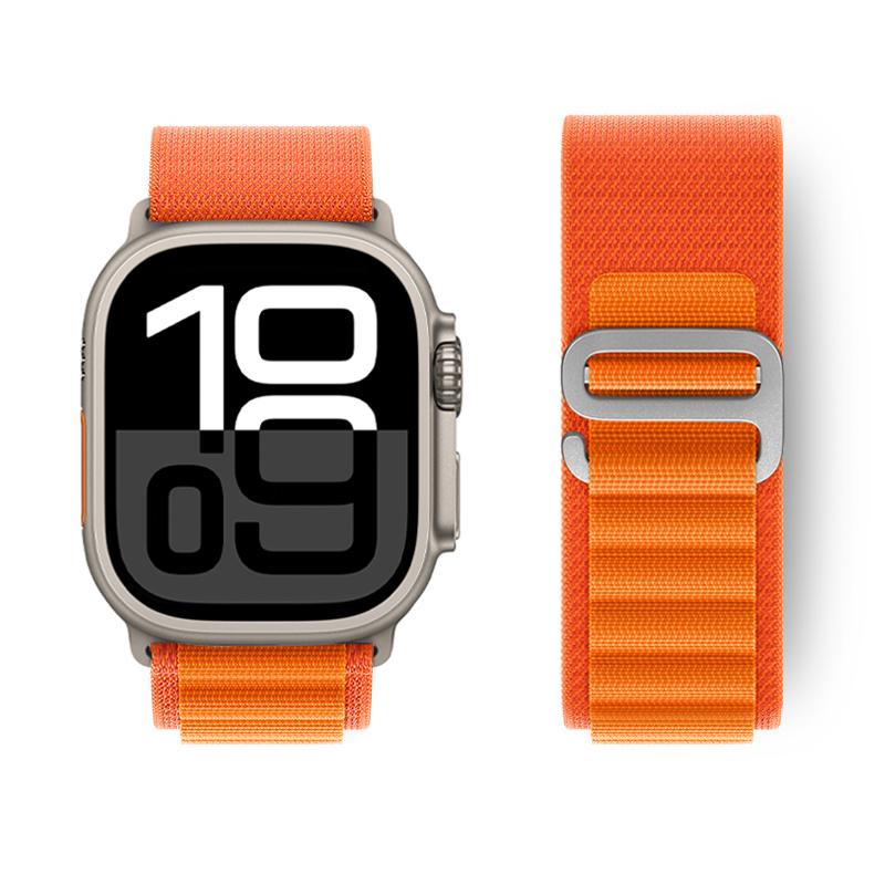 Ремешок Alpine Loop для Apple Watch Ultra 2 Band 49 мм 45 мм 44 мм 40 мм 41 мм 46 мм 42 мм 38 мм Браслет iWatch Series 10 SE 9 8 7 6 5 4