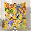 Classic Cute Game C-Cuphead Throw Kid-Friendly Flannel Throw Blanket Soft Warm Anti-Static Washable All Season