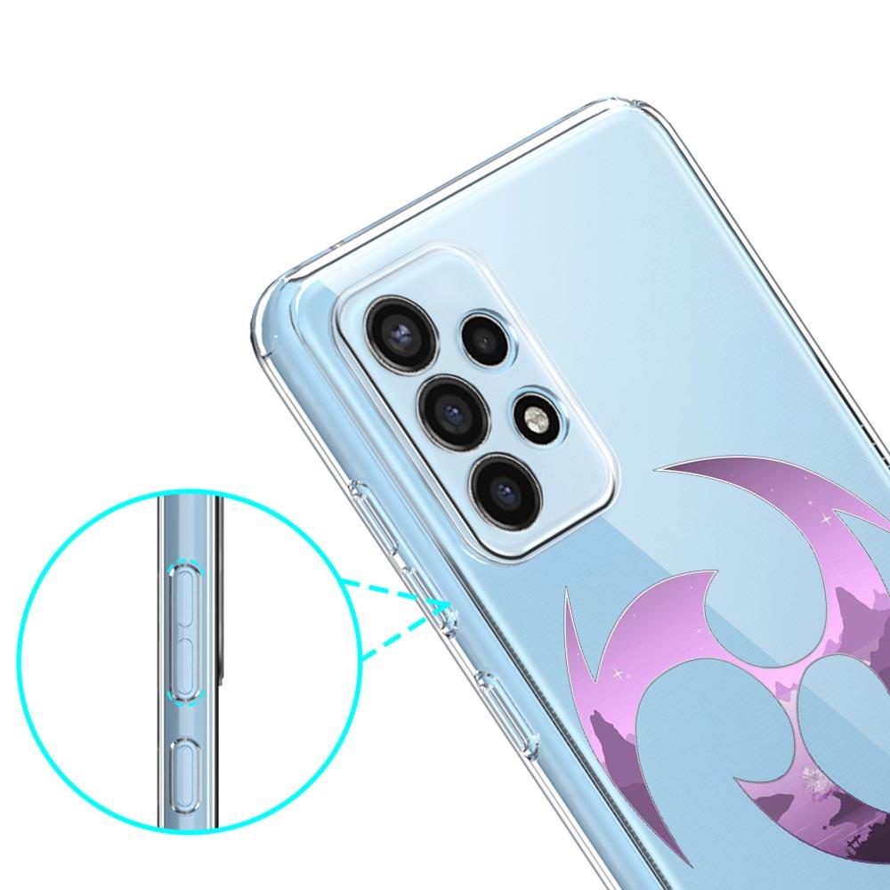 Милый чехол для телефона с логотипом Genshin Impact для Samsung A51 A71 A21S A12 A11 A31 A41 A01 A03S A13 A33 A73 A53 A52 A32 5G A23 Прозрачная крышка