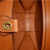 Coach City Blocks Minimalist Round Leather Shoulder Tote Bag Small Women handbags Brown C0302-B4RYP