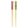 Shiny Crayon Shin-chan Bamboo Chopsticks Set of 2, Green, Pink, 1 Set, Single Item, Korean Popular Tableware