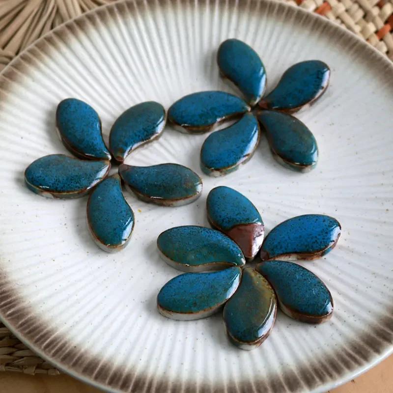 100 г Сделай сам Керамическая мозаика Стеклянное зеркало Ручная работа Орнаменты Плитка Настенные поделки Красочный Кристалл для Декоративных материалов cerd01