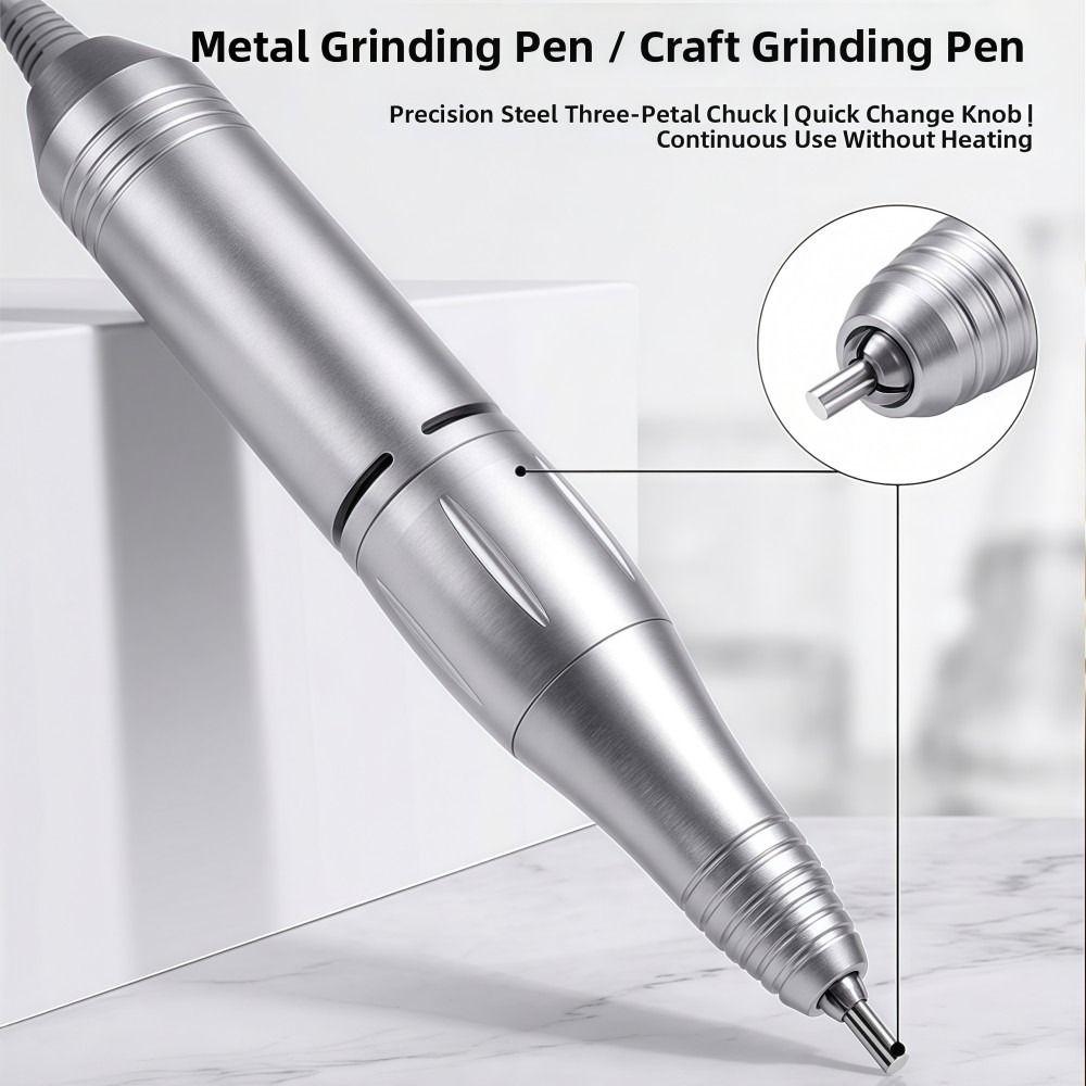 LED Display Electric Nail File 6 Grinding Heads Nail Grinder  Nail Tools