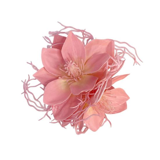 Заколка для волос в пляжном стиле, гавайский, богемный, цветочный аксессуар для волос, универсальный дизайн, удобный боковой зажим для волос