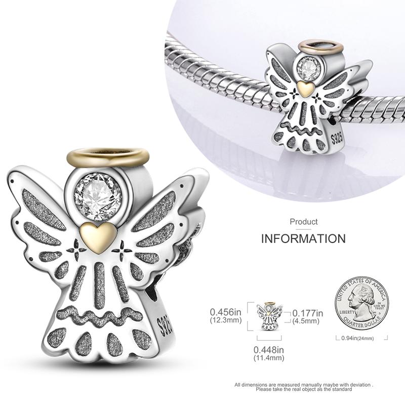 Copper Charms Beads Perfume Animal Butterfly Pendants Fit Original Bracelet Diy Jewelry