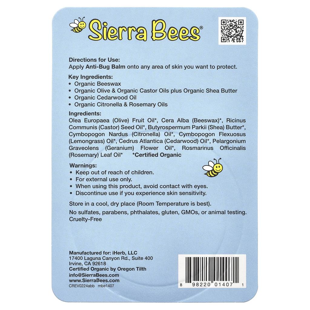 Бальзам от насекомых, масло кедра, герани и розмарина, 17 г(0,6 унции)