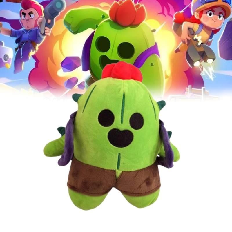 Милая мультяшная плюшевая игрушка Дикий Спайк Кукла Леон Герой Кактус Трансграничная плюшевая игрушка