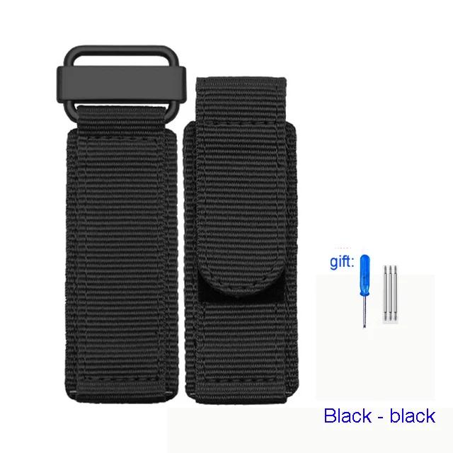 Аксессуары для часов Для Seiko Rolex Panerai Tudor Застежка-липучка Нейлоновый спортивный ремешок для часов для ремешка Nato 22 мм 24 мм