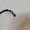 Women's Summer Foldable Large Brim Hat Solid Color Straw Hat Sun Hat Outdoor Vacation Sunhat Seaside Beach Hat