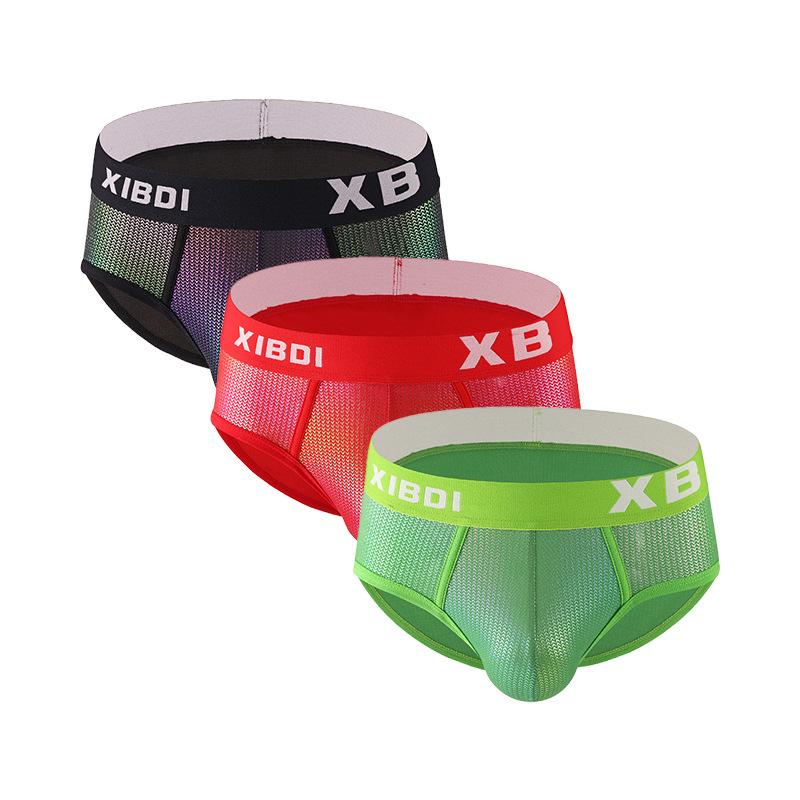 Мужское сексуальное треугольное нижнее белье, персонализированные шорты, мужское дышащее нижнее белье