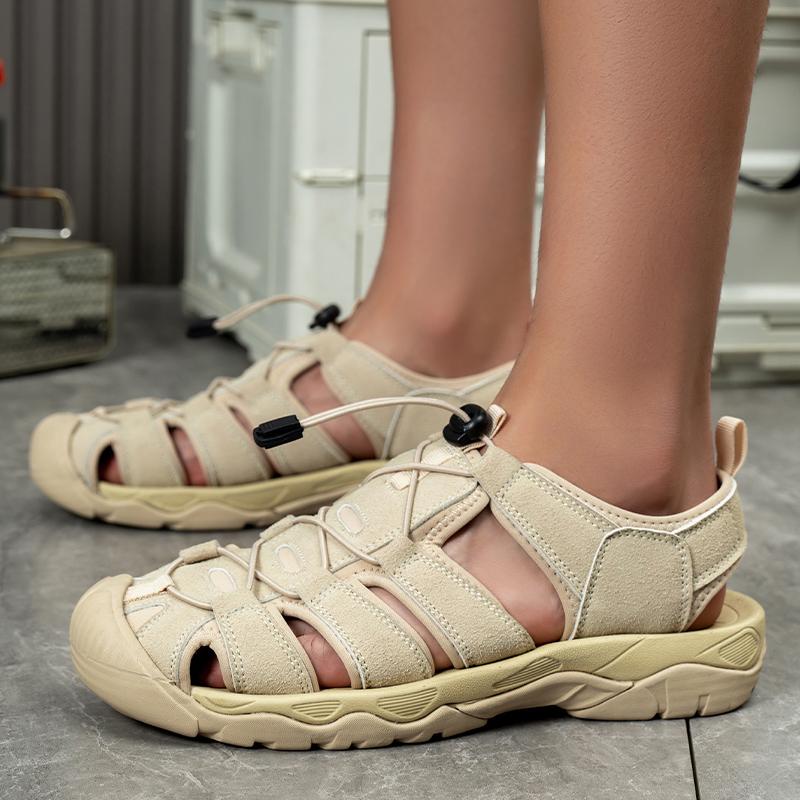 Модные летние походные туфли для отдыха на открытом воздухе, нескользящие сандалии для мужчин и женщин, дышащие сандалии для пляжа и кемпинга, скалолазания, аква-кроссовки