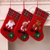 Christmas Christmas Stocking Christmas Decorations Stocking Christmas Gift Bag Medium Size Plush Three-dimensional Christmas Stocking Pendant
