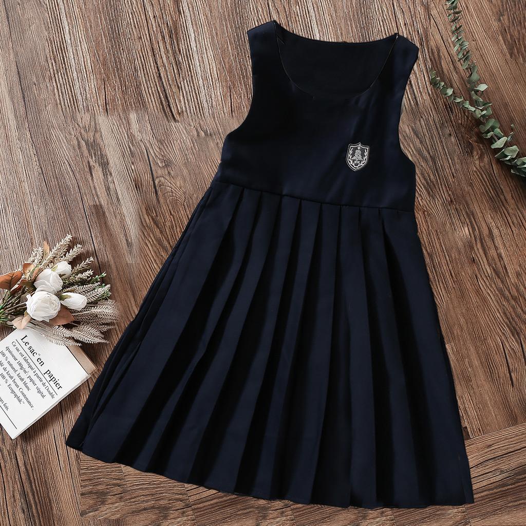 Baby Kids Sets for Girls Suits School Uniform Children Costumes Preppy Style Clothes for Teenagers Outfits 6 8 9 10 12 14 Years