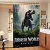 Movie Jurassic Park Dinosaur World Modern Simple Shower Curtain Bathroom Decorative Polyster Shower Curtain with Hook