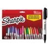 Маркер Sharpie F Medium, набор из 18 цветов на масляной основе, наконечник, на масляной основе (предмет номер. 2204015)
