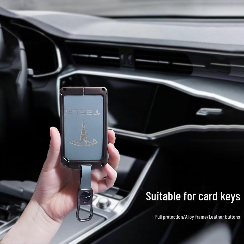 Чехол для карты-ключа Tesla: Защитный NFC-чехол для Model Y, Model 3, Model X