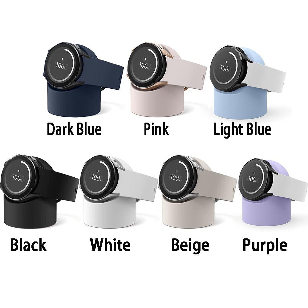 Аксессуары Зарядная база Док-станция для смарт-часов Силиконовая зарядная подставка Док-станция Подставка для зарядки