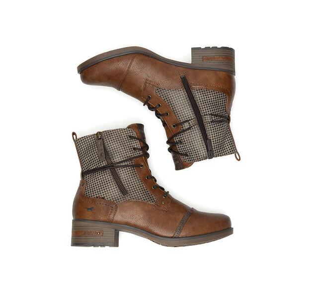 Ботильоны Mustang 1229-510 коричневые