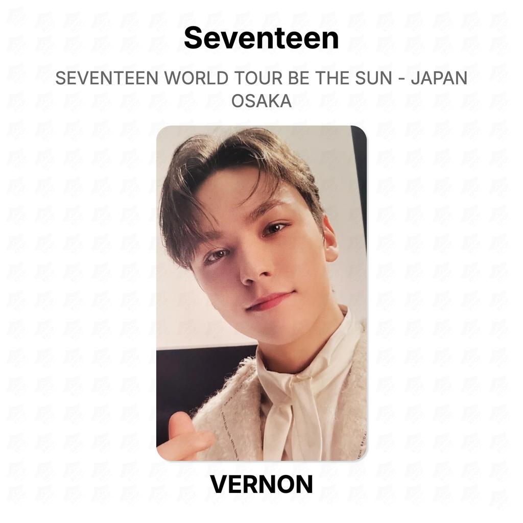 Seventeen МИРОВОЙ ТУР BE THE SUN - ЯПОНИЯ ОСАКА Официальная фотокарточка