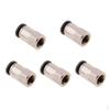5 Pieces 8mm Quick Release Push In Fittings For Air Water Hose Tube