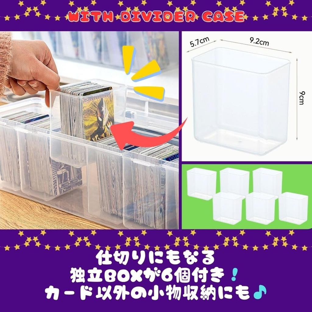 Коробка для хранения Solvanta для Pokemon Clear Top Loader Вмещает 900 Ширина x Глубина x Высота 12 см Карты, Кейс, Хранение, Карты, 35,8 см 10,8 см
