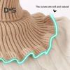 Женский искусственный шарф с высоким воротником, ребристая текстура, отделка оборками, однотонный вязаный воротник, осень-зима, утолщенный теплый искусственный воротник