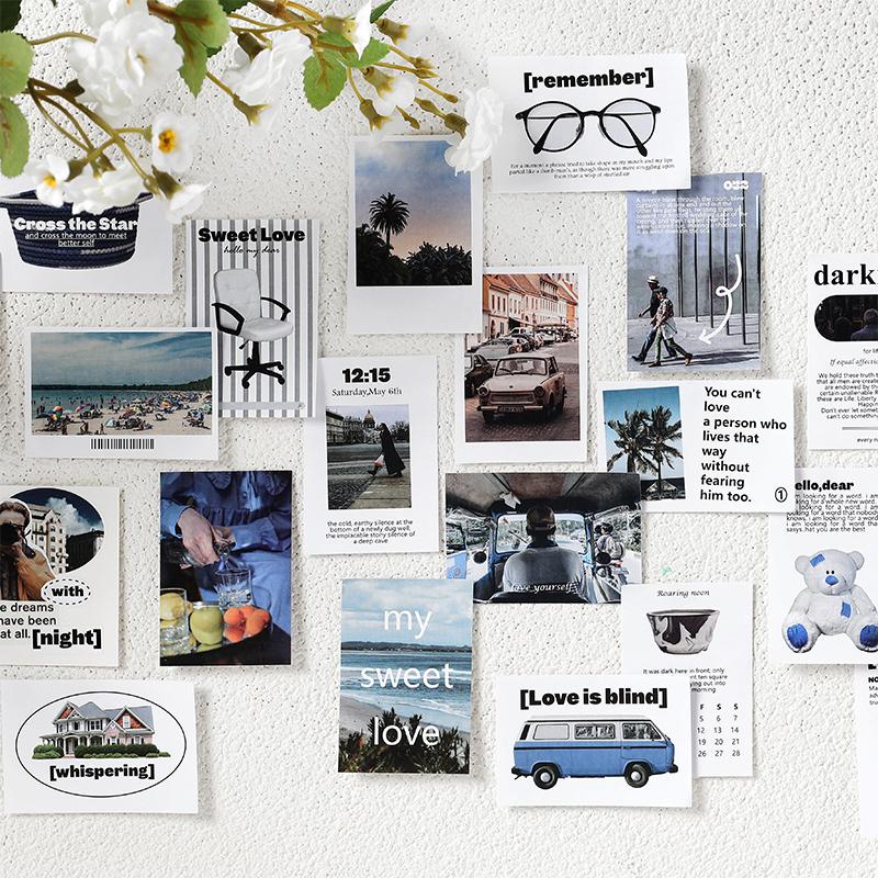50 шт. Декоративные наклейки «Пейзажи на каждый день» для DIY-дневника, альбома, канцелярских принадлежностей, ручной работы, junk journal, материал для коллажа
