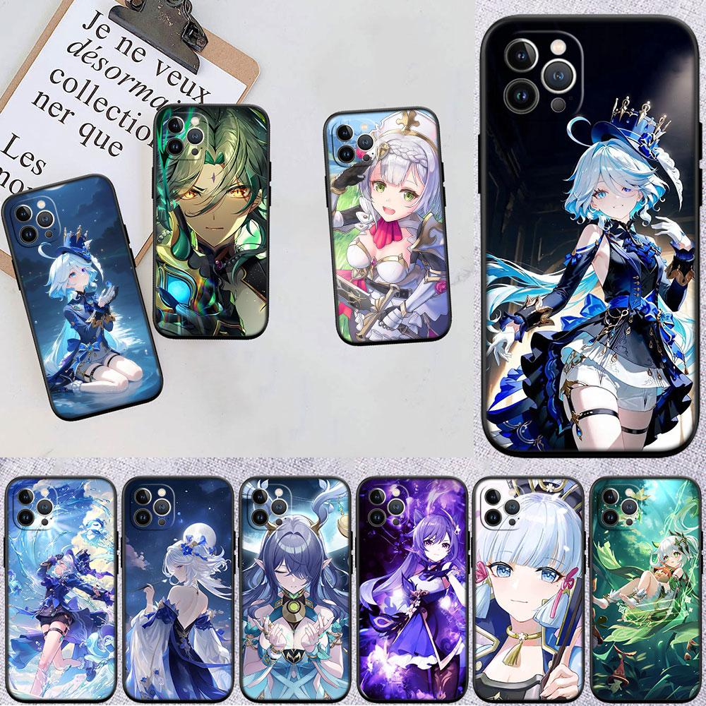 LO47 Genshin Impact Phone Case for Samsung Galaxy M06 M15 M16 M35 M55 M56 A36 A42 A50 A50S A51 A52 A32 A33 A05 A05S A06 A16 A20