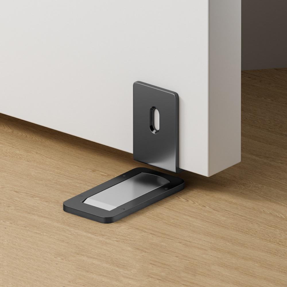 Stainless Steel Ultra Thin Door Stopper Strong Magnetic Anti-collision Strong Magnetic Door Holder Aluminum Alloy Ultra Thin